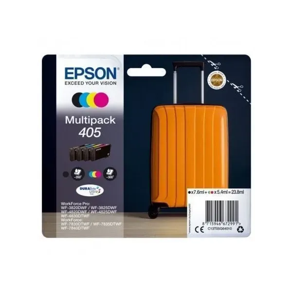 Tinteiro Original Multipack Epson nº405 Preto Azul Amarelo Magenta