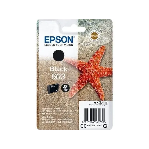 Tinteiro Original Epson nº603 Preto