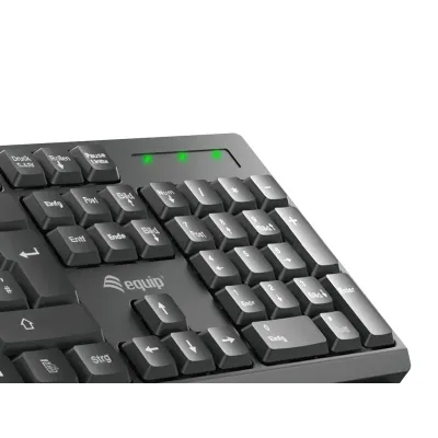 Teclado e Rato Equip Wireless (PT) Preto