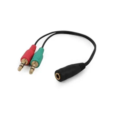 Adaptador Jack 3.5mm Macho para 4Pin 3.5mm Femea