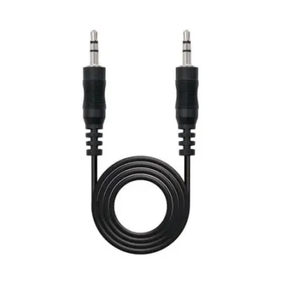 Cabo Audio Nanocable 10.24.0103 Jack 3.5 Macho – Jack 3.5 Macho 3Metros Preto
