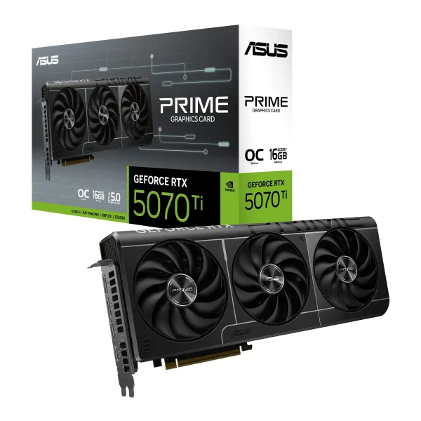 Placa Gráfica Asus Prime GeForce RTX 5070 Ti 16GB GDDR7