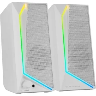 Colunas Mars Gaming MS72 15W 2.0 Brancas