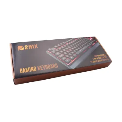 Teclado 2HIX kGV1 Gaming 3 Cores Led Usb 2.0