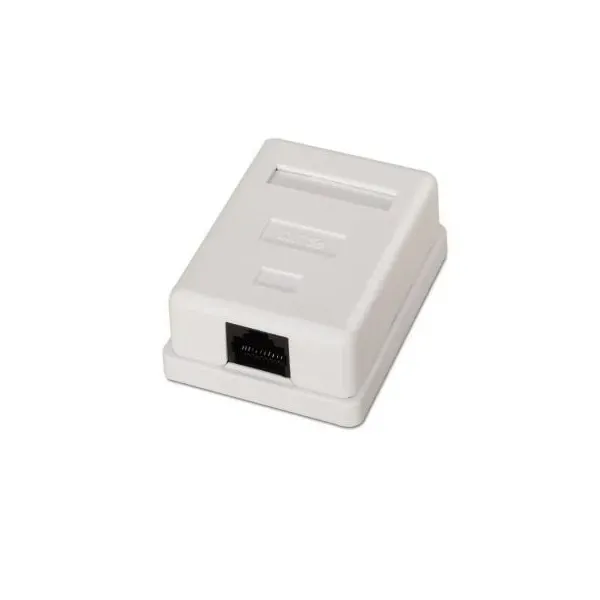 Caixa Aisens Tomada Rede RJ45 1 Porta CAT5E UTP Parede
