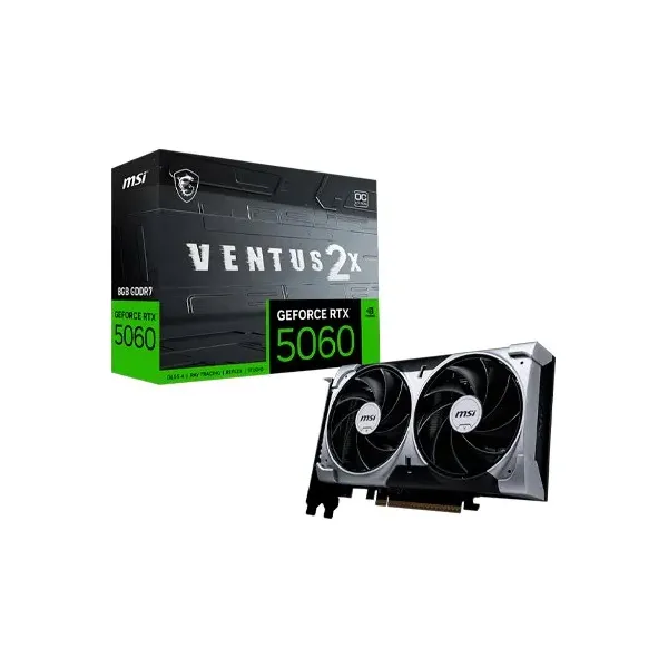 Placa Gráfica MSI RTX 5060 8GB Ventus 2x OC GDDR7