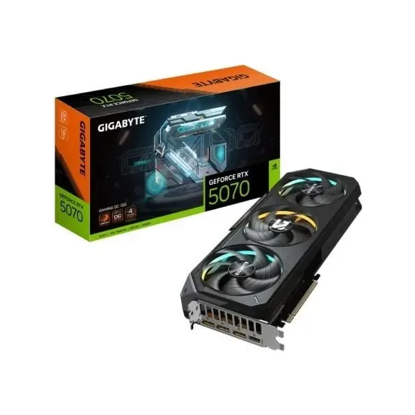 Placa Gráfica Gigabyte GeForce RTX 5070 Gaming OC 12GB GDDR7