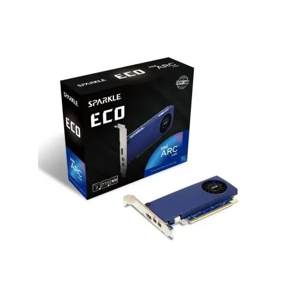 Placa Gráfica Sparkle Intel Arc A310 ECO 4GB GDDR6 Compatível baixo perfil
