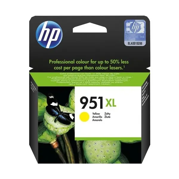Tinteiro Compatível HP 951XL Amarelo CN048AE/CN052AE