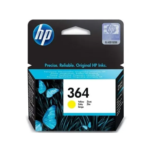 Tinteiro Original HP nº364 Amarelo