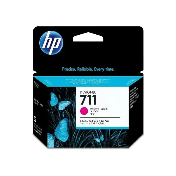 Tinteiro Original HP nº711 Multipack 3x Magenta
