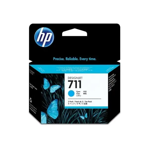 Tinteiro Original HP nº711 Multipack 3x Azul