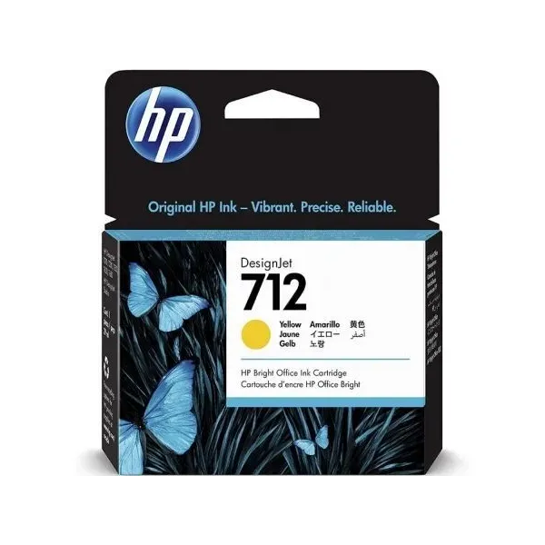 Tinteiro Original HP nº712 Amarelo