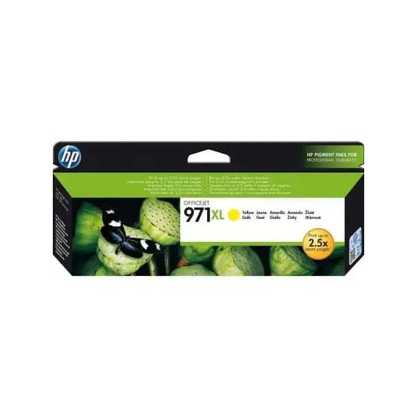 Tinteiro Original HP nº971 XL Alta Capacidade Amarelo