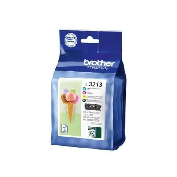 Tinteiro Original Multipack Brother LC-3213VAL Azul Magenta Amarelo Preto
