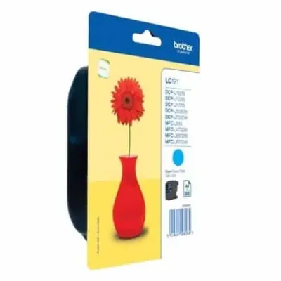Tinteiro Original Brother LC-121CBP Ciano