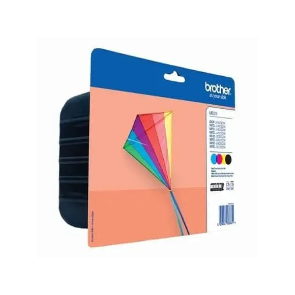 Tinteiro Original Multipack Brother LC-223VALBP Ciano Magenta Amarelo Preto