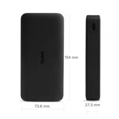 PowerBank Xiaomi REDMI 18W Fast Charge 20000mAh Preto