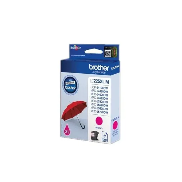 Tinteiro Original Brother LC225XL Alta Capacidade Magenta