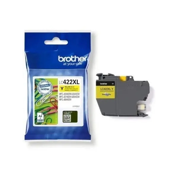 Tinteiro Original Brother LC-422 XL Alta Capacidade Amarelo