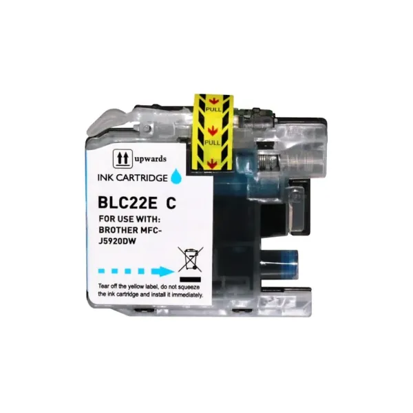 Tinteiro Compatível Brother LC22E Substitui LC22EC Azul