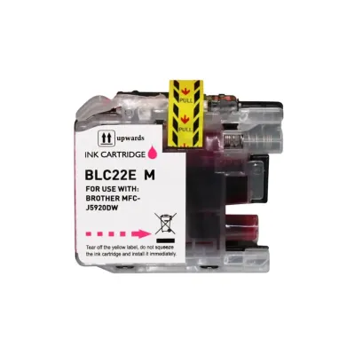 Tinteiro Compatível Brother LC22E Substitui LC22EM Magenta