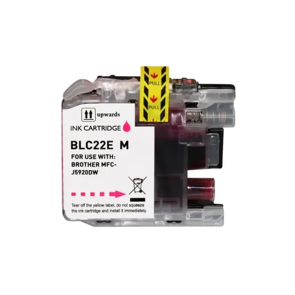 Tinteiro Compatível Brother LC22E Substitui LC22EM Magenta