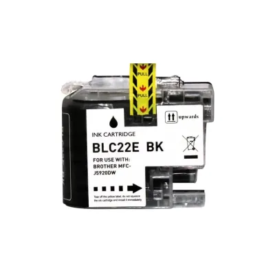 Tinteiro Compatível Brother LC22E Substitui LC22EBK Preto